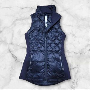 Lululemon Size 2 Down For a Run Goose Down Quilted Vest